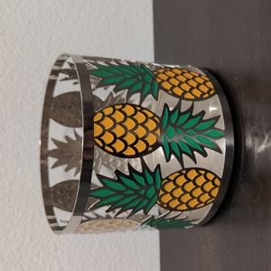 Bath and Body Works Pineapple 3 Wick Candle Holder Sleeve